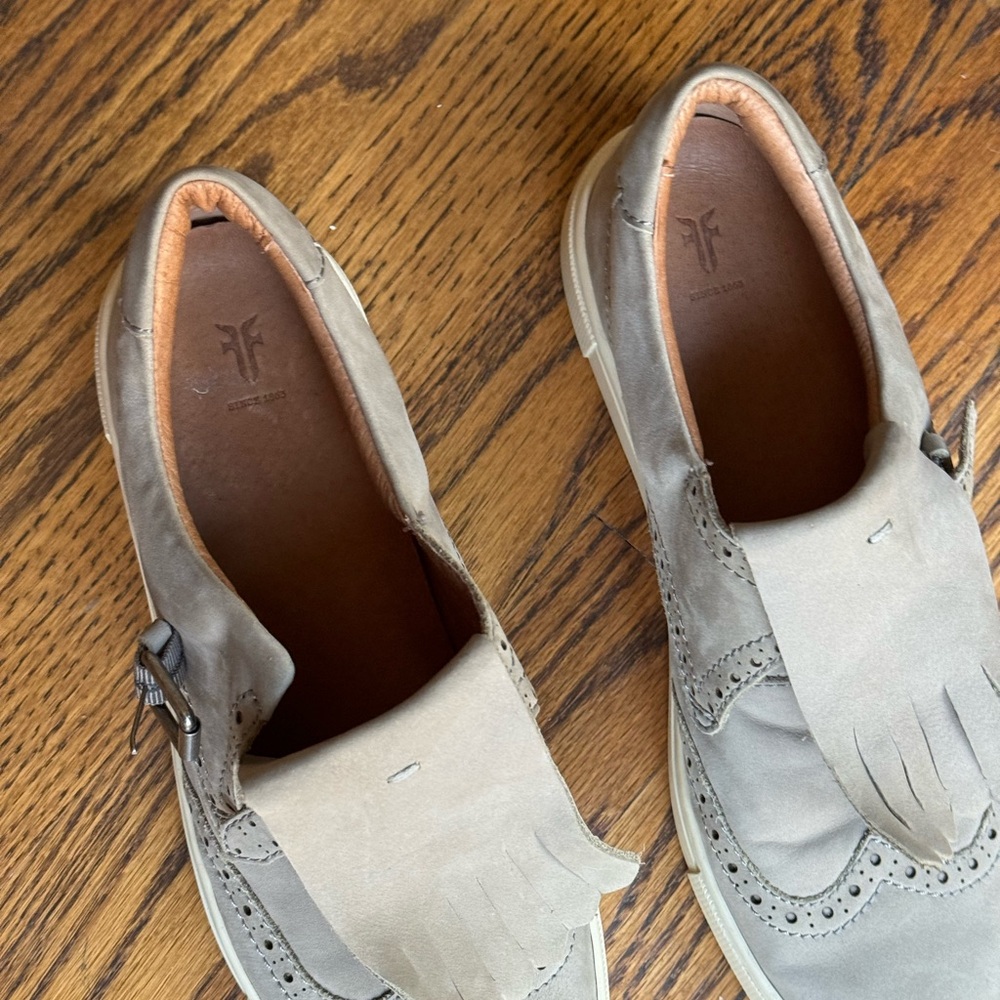 Frye Gemma Kiltie Grey leather Sneakers - Picture 11 of 16
